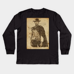 Clint Eastwood Kids Long Sleeve T-Shirt